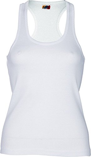 Camiseta Tirante Espalda NADADORA 100% ALGODÓN Blanca (S)