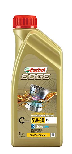 Castrol 52607 Edge 5W-30 C3- Aceite para motor con Titanium FST, 1 litro Castrol 52607 Edge 5W-30 C3- Aceite para motor con Titanium FST, 1 litro