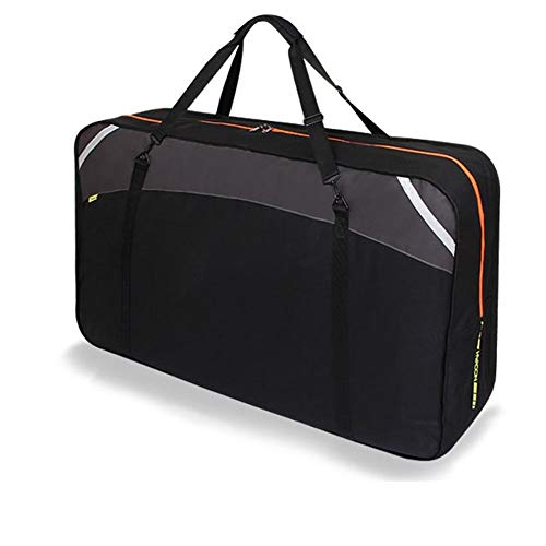 Ciclo de la Bicicleta Mochila Impermeable Bolsa Plegable Bici Plegable Bolsa de Viaje Capacidad de Super Gran Negro Distribución Bolsa de Almacenamiento (Color : Naranja, tamaño : 250L)