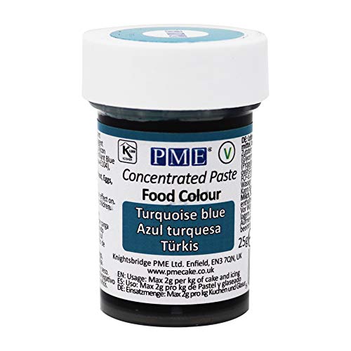 Colorante Alimenticio PME Azul Turquesa 25 g