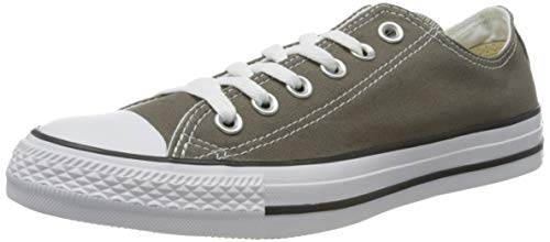 Converse Chuck Taylor All Star Seasonal Ox, Sneaker Mujer, Gris (Charcoal), 38 EU