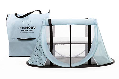 Cuna de Viaje para bebé plegable e instantánea con colchón configurable a dos alturas y bolsa de transporte (color Azul Océano, Edición Limitada) Cuna de Viaje para bebé plegable e instantánea con colchón configurable a dos alturas y bolsa de transporte (color Azul Océano, Edición Limitada)