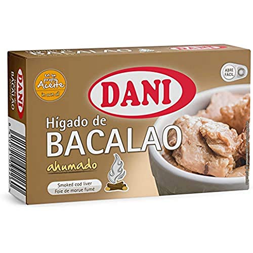 Dani - Hígado de bacalao ahumado - Pack 5 x 120 gr. Dani - Hígado de bacalao ahumado - Pack 5 x 120 gr.