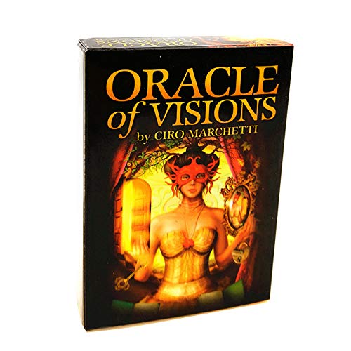 DFFH 52 Tarot Cards Visions Oracle, Destiny Adivination Tarot para principiantes y lectores expertos