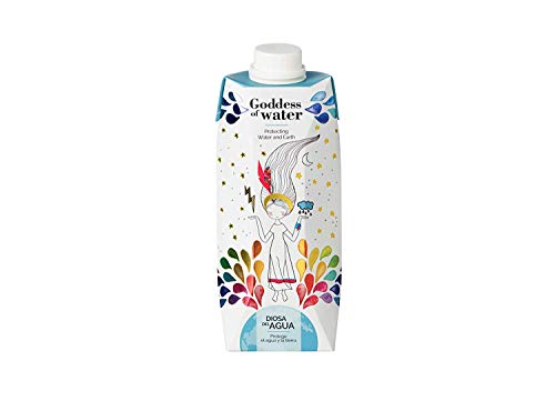 Diosa del Agua - Agua en Cartón con PH 7.5 Envase 100% Reciclable 500 ml, Pack de 18 Unidades | Agua Purificada en Caja de Mineralización Muy Débil | Agua En Brick Diosa del Agua - Agua en Cartón con PH 7.5 Envase 100% Reciclable 500 ml, Pack de 18 Unidades | Agua Purificada en Caja de Mineralización Muy Débil | Agua En Brick