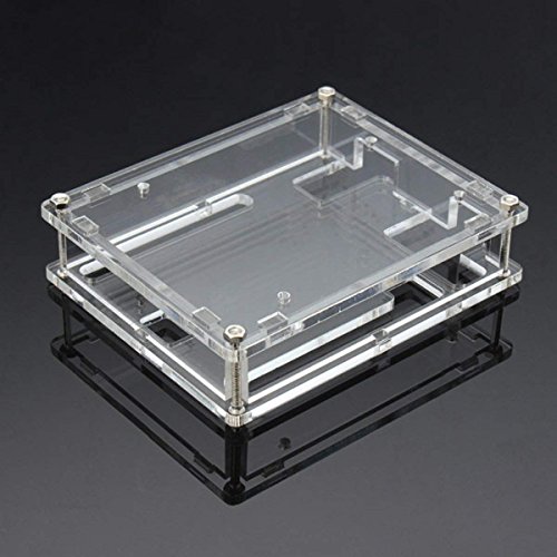 DollaTek Caja de Caja Uno R3 Nueva Caja de computadora acrílica Brillante Transparente Compatible con Arduino UNO R3 DollaTek Caja de Caja Uno R3 Nueva Caja de computadora acrílica Brillante Transparente Compatible con Arduino UNO R3