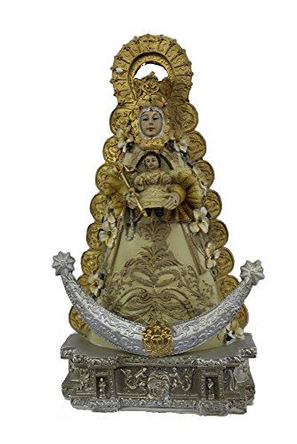 DRW Virgen del Rocío Figura de Resina con Caja de Regalo (25), 25 cm Alto DRW Virgen del Rocío Figura de Resina con Caja de Regalo (25), 25 cm Alto