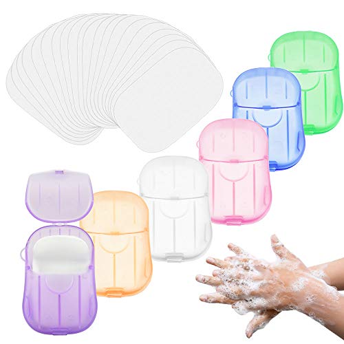 EMAGEREN Papel de Jabón, 6 Cajas de Jabon en Laminas Desechable Jabon de Manos en Laminas Portátil Láminas de Jabón en Papel con Caja de Almacenamiento Hoja de Jabón para Viaje Senderismo Camping Baño EMAGEREN Papel de Jabón, 6 Cajas de Jabon en Laminas Desechable Jabon de Manos en Laminas Portátil Láminas de Jabón en Papel con Caja de Almacenamiento Hoja de Jabón para Viaje Senderismo Camping Baño