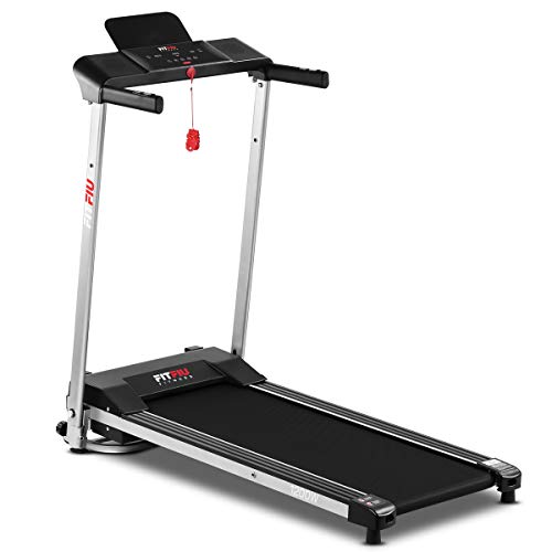 Fitfiu Fitness MC-160 - Cinta de correr plegable ultracompacta, velocidad hasta 10 km/h y superficie de carrera de 36 x 100 cm, Máquina fitness de 1200W, 12 programas de entrenamiento y Pulsómetro Fitfiu Fitness MC-160 - Cinta de correr plegable ultracompacta, velocidad hasta 10 km/h y superficie de carrera de 36 x 100 cm, Máquina fitness de 1200W, 12 programas de entrenamiento y Pulsómetro