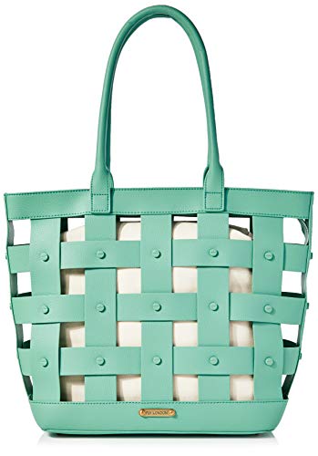 FLY LondonPani681flyMujerShoppers y bolsos de hombroVerde (Mint/Offwhite)15x32x41 Centimeters (W x H x L)