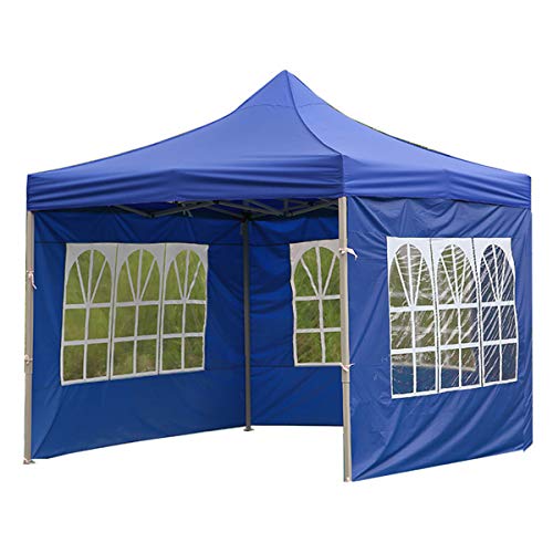 Gazebo Carpa de tienda de campaña de tela de jardín impermeable tienda de campaña plegable al aire libre cubierta de refugio toldo Pop Up Club Panel lateral
