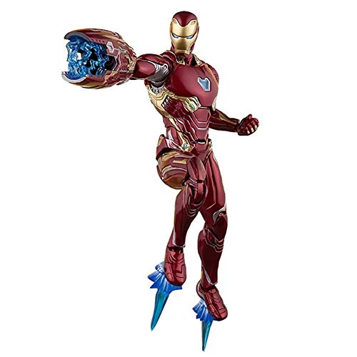 GFFTYX Marvel SHF Avengers 3 Infinite War Puede Mover Iron Man Mk50 Modelo de Juguete con Armadura Altura 16 cm Modelo de colección