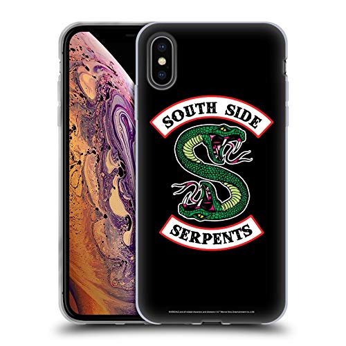 Head Case Designs Oficial Riverdale Serpientes del Lado Sur Arte Gráfico Carcasa de Gel de Silicona Compatible con Apple iPhone XS MAX