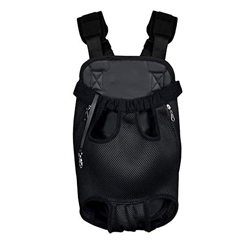 Homieco Mochila para Perro, Bolso para Perros, Adjustable Bolsa Delantera Pet Front Cat Dog Carrier Backpack, Mochila del Mascotas de Transporte para Viajar/Senderismo/Camping - Negro Homieco Mochila para Perro, Bolso para Perros, Adjustable Bolsa Delantera Pet Front Cat Dog Carrier Backpack, Mochila del Mascotas de Transporte para Viajar/Senderismo/Camping - Negro