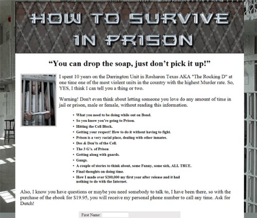 How to survive in Prison - You can drop the soap, just don't pick it up! (English Edition)