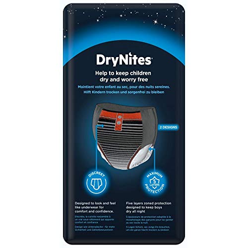 Huggies DryNites – Pyjama Pants para niños de 8-15 años (27-57 kg), 4 paquetes x 13 uds (52 unidades)