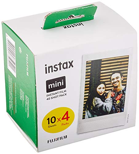 Instax 70100146437 Mini Film pack de 4 x 10 fotos (40 fotos)