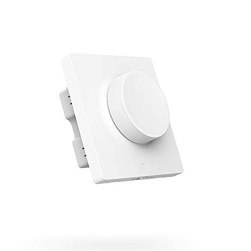 Interruptor de luz LED inteligente de Yeelight, control remoto inalámbrico de luz de techo Bluetooth 5 en 1 (Interruptor de 86 CAJAS)
