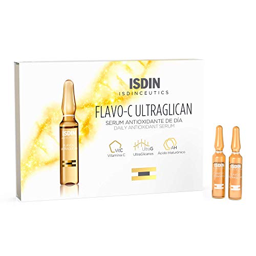 ISDIN Serum Facial Antioxidante De Día Flavo-C Ultraglican (10 Unidades)