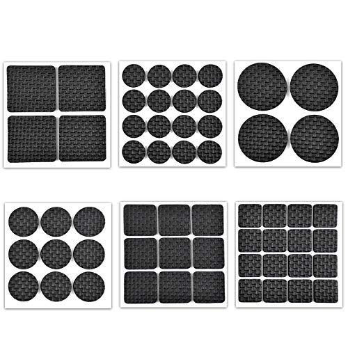 Jinlaili Protectores Para Patas de Mesa, 58 Almohadillas para Protección del Suelo, 6 Tamaños Protector de Patas, Negro Almohadillas Antideslizantes, Patas de EVA Premium para Sillas, Mesas, Suelo Jinlaili Protectores Para Patas de Mesa, 58 Almohadillas para Protección del Suelo, 6 Tamaños Protector de Patas, Negro Almohadillas Antideslizantes, Patas de EVA Premium para Sillas, Mesas, Suelo