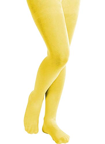 KLOTTZ - Media Panty Infantil Carnaval 40D Niñas Color: Amarillo Talla: 10/13
