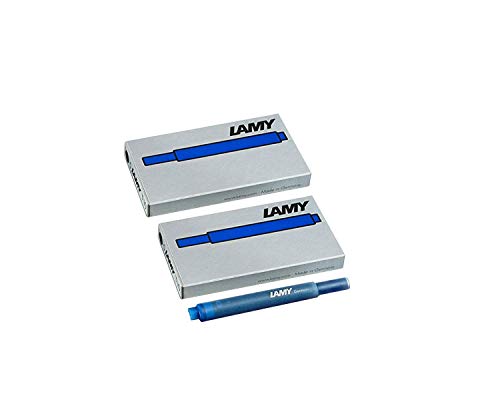 Lamy 1220536 T 10 Set de cartuchos de tinta, 10 unidades, color azul Lamy 1220536 T 10 Set de cartuchos de tinta, 10 unidades, color azul