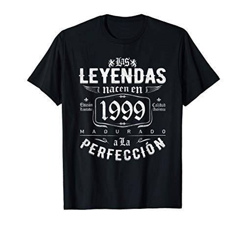 Las Leyendas nacen en 1999 Regalo de 22 años hombre mujer Camiseta