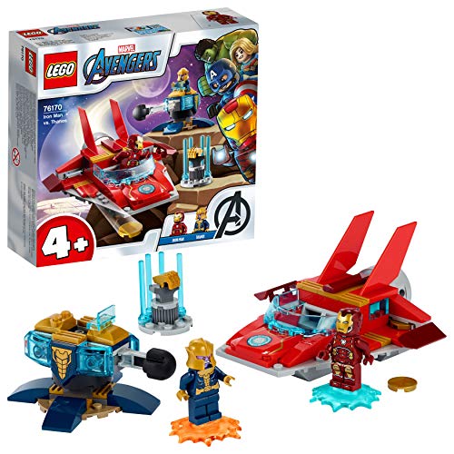 LEGO® - tbd-LSH-3-2021 76170 Marvel Avengers Iron Man vs. Thanos Juguete de construcción con Mini Figuras de Superhéroes para Niños +4 años, Multicolor