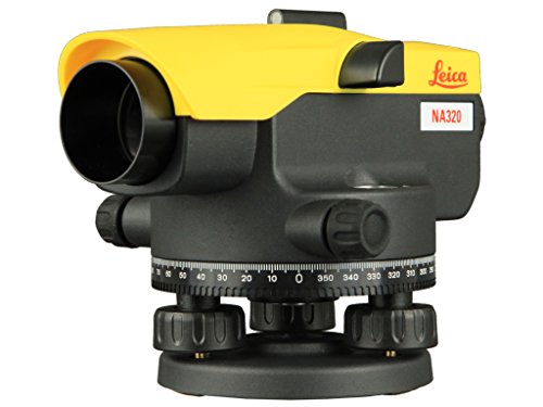 Leica 840381-L Nivel automático óptico (aumento: 20x desviación/km: 2,5 mm), Negro