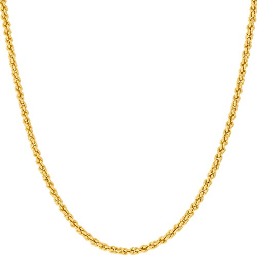 Lifetime Jewelry - Collar con colgante para hombre/mujer con cadena de cordón de 1 mm, chapada en oro blanco o amarillo de 24 quilates, chapado en rodio, adelgazada para los abalorios; de 40,6 a 76,2 cm. Lifetime Jewelry - Collar con colgante para hombre/mujer con cadena de cordón de 1 mm, chapada en oro blanco o amarillo de 24 quilates, chapado en rodio, adelgazada para los abalorios; de 40,6 a 76,2 cm.