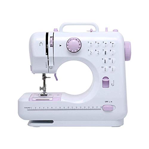 Like-very Máquina de coser portátil con pedal, 12 puntadas, 2 velocidades, máquina de coser Heavy Duty eléctrica para bordar, para acolchados y Overlock Like-very Máquina de coser portátil con pedal, 12 puntadas, 2 velocidades, máquina de coser Heavy Duty eléctrica para bordar, para acolchados y Overlock