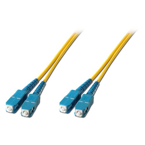 LINDY MicroMeters - Cable de Fibra óptica OS1 (10 m, Conectores SC a SC 9/125)