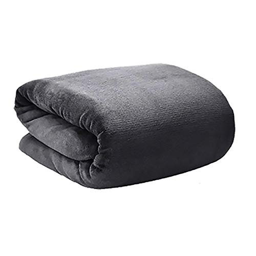 Manta Polar para sofá, Super Soft. Modelo Tíbet 190 X 130 cm. de Colores - Hogar y más - Gris
