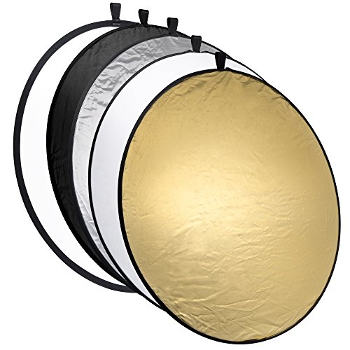 Mantona 22000 - Reflector para iluminación fotográfica 5 en 1 (diámetro de 56 cm)