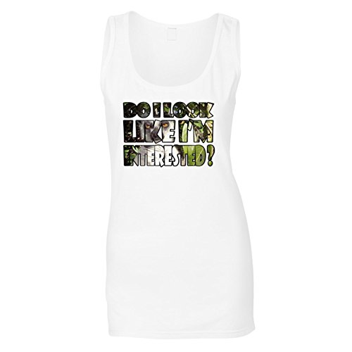 ¿Me Veo como Si Estuviera Interesado? Camiseta sin Mangas Mujer s171ft ¿Me Veo como Si Estuviera Interesado? Camiseta sin Mangas Mujer s171ft
