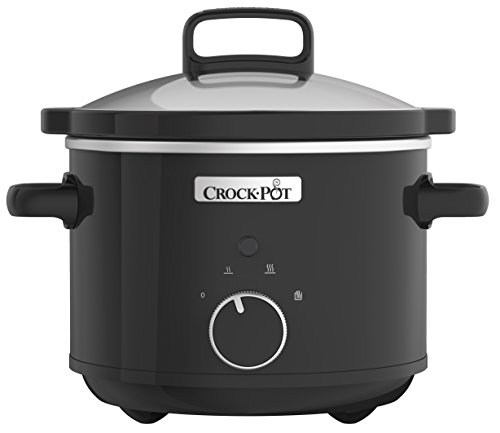 Olla de cocción Lenta Crock-Pot CSC046, 2.4 litros, Negro [Clase de energía A]