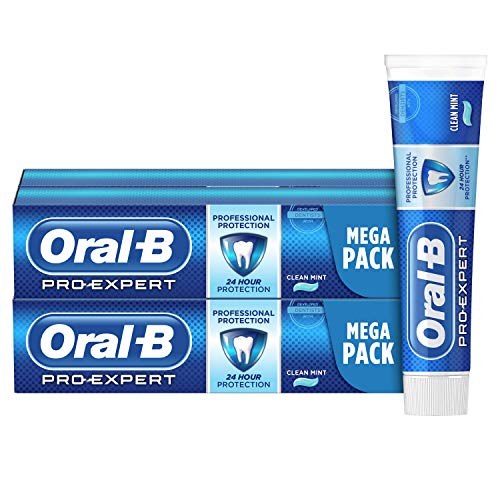 Oral-B Pro-Expert Protección Profesional Pasta de Dientes, Pack de 4, enviado en un cartón reciclado, Limpieza Bucal Completa (4x125 ml)