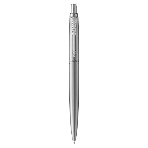 Parker Jotter XL bolígrafo | acero inoxidable monochrome | punta mediana | tinta azul | en estuche de regalo Parker Jotter XL bolígrafo | acero inoxidable monochrome | punta mediana | tinta azul | en estuche de regalo