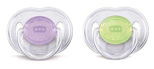 Philips Avent SCF170/18 - Chupete para bebé, 0-6 meses, 2 unidades, colores surtidos