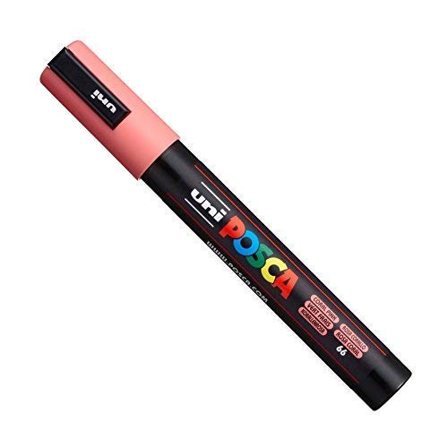 Posca PC-5M por Uni-Ball - Línea Completa Of 35 Colores Disponibles - Rosa Coral