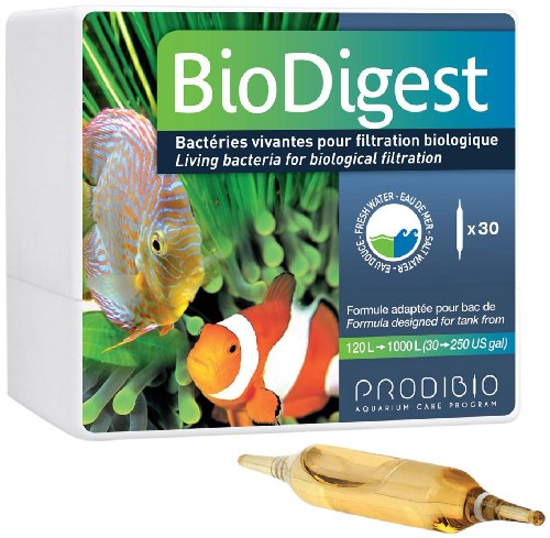 Prodibio bio digest L00105 - Bacterias vivas para filtración biológica , Caja de 30 ampollas