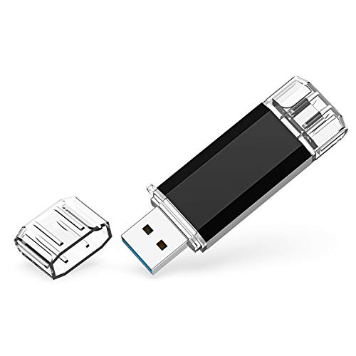 RAOYI 64GB Memoria Flash USB 3.0 Tipo C Dual OTG Flash Drive USB C Pendrive 64 GB Memory Stick para Smartphones USB-C, Tablets Matebook D, Huawei P30, LG G6, V30, Google Pixel XL