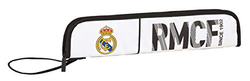Real Madrid 811854284 2018 Portaflauta, 37 cm, Blanco