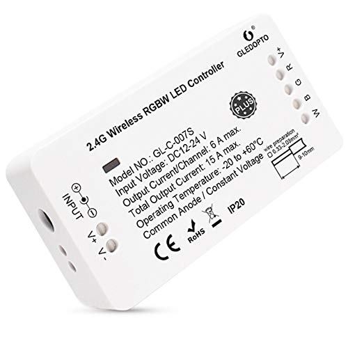 RGBW CCT- Centralita de control ZigBee 3.0, compatible con Plus , interruptor de pared o mando a distancia, Rgb+cct Controller DC12-24V