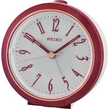 Seiko QHE180R - Despertador de noche con barrido silencioso de segunda mano Seiko QHE180R - Despertador de noche con barrido silencioso de segunda mano