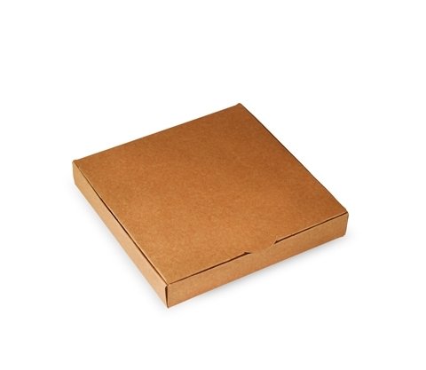 Selfpackaging Caja Plana para Invitaciones o Regalos en catulina Kraft. Pack de 50 Unidades - S