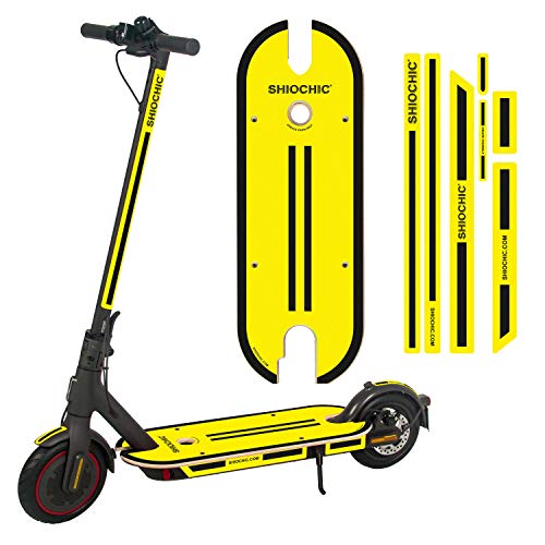 SHIOCHIC - Fancy Yellow - Accesorio Patinete Eléctrico Xiaomi Pro y Pro 2 - Medidas: 67.8 x 23.8 x 0.9 cm - Tabla con Pegatinas - Personaliza tu Patinete - Permite Apoyar los Pies en Paralelo SHIOCHIC - Fancy Yellow - Accesorio Patinete Eléctrico Xiaomi Pro y Pro 2 - Medidas: 67.8 x 23.8 x 0.9 cm - Tabla con Pegatinas - Personaliza tu Patinete - Permite Apoyar los Pies en Paralelo
