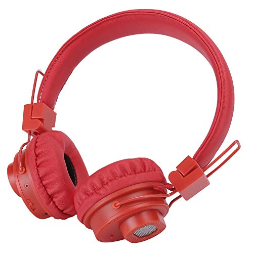 Sobre la oreja los auriculares Bluetooth, alta fidelidad estéreo plegable del auricular inalámbrico de juegos de auriculares Soporte de Control de APP, radio FM Play, 32.8ft Rango, Almohadillas de esp
