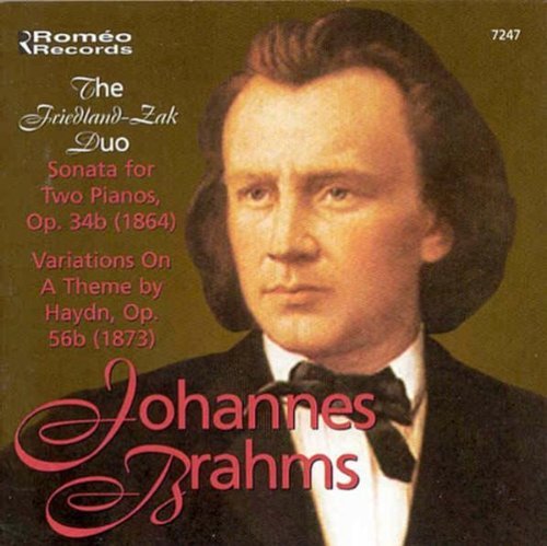 Sonata for Two Pianos Op 34b by J. Brahms (2006-04-25)