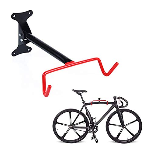 Soporte de montaje en pared para bicicleta de alta resistencia, soporte de bicicleta plegable de doble gancho Soporte para bicicleta que ahorra espacio